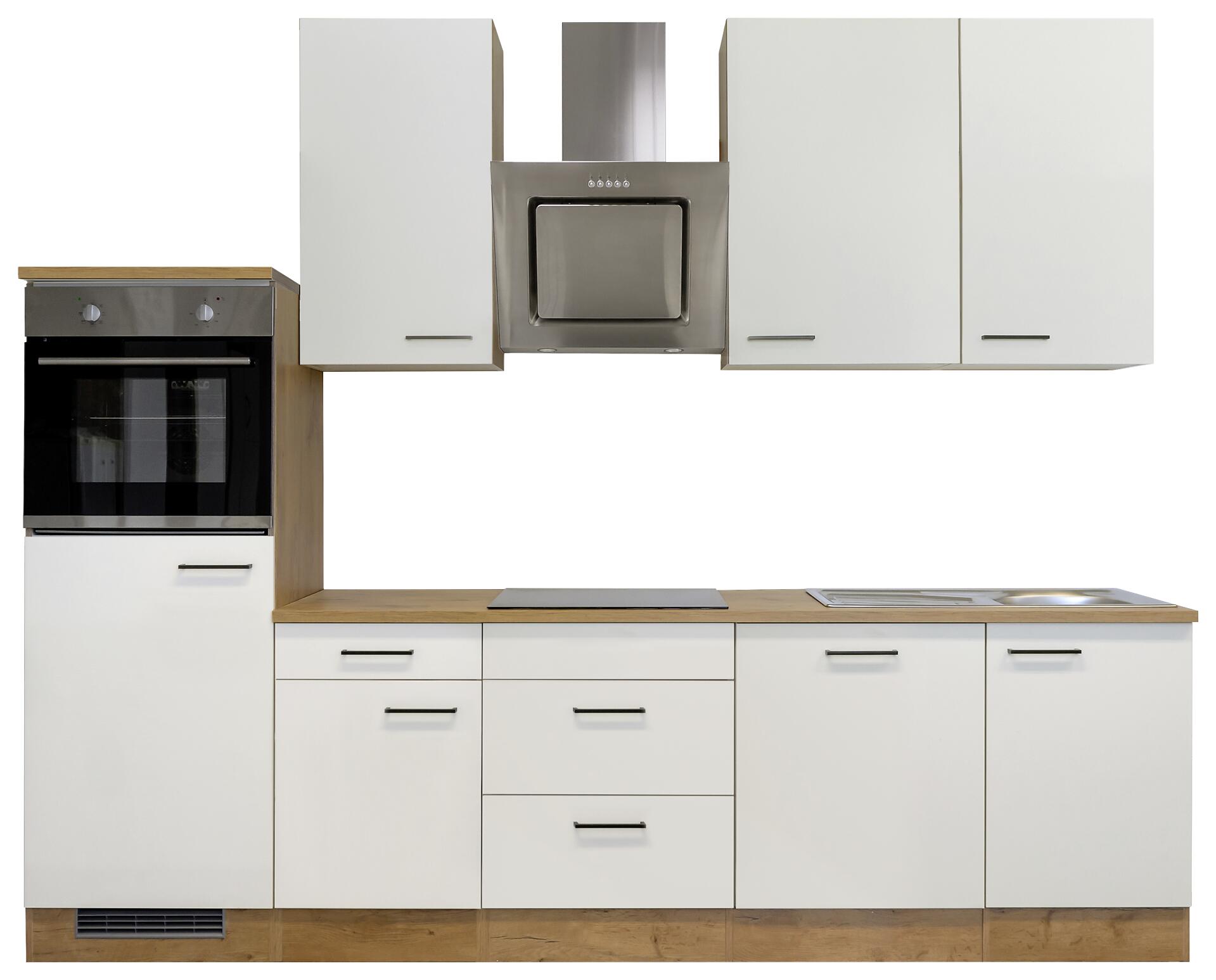 Küchenblock Avila Magnolie matt B/H/T: ca. 280x234x60 cm Küchenblock Avila Magnolie matt B/H/T: ca. 280x234x60 cm