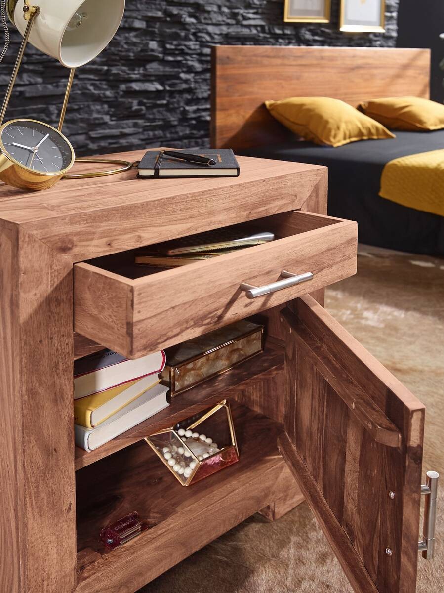 Nachtkonsole braun B/H/T: ca. 40x60x50 cm
