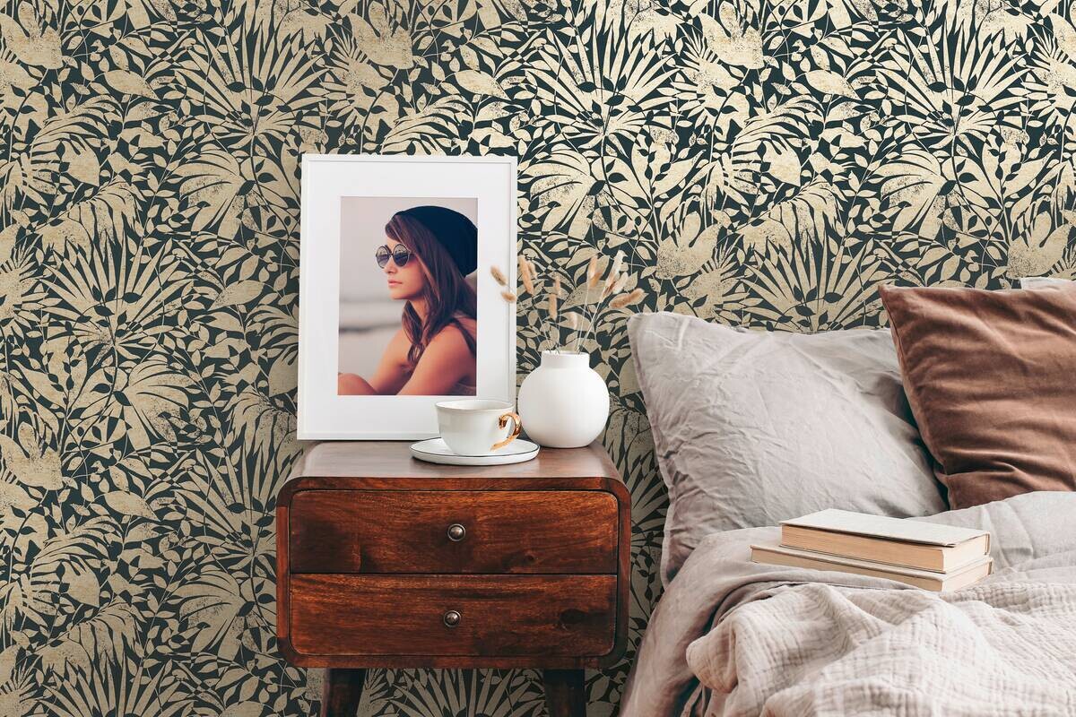 A.S.Creation Vliestapete schwarz gold B/H/D: ca. 53x1005x8,5 cm