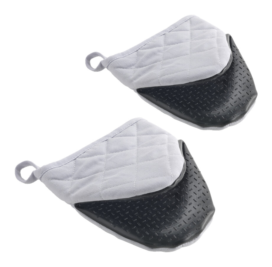 Metaltex Ofenhandschuhe schwarz Baumwolle