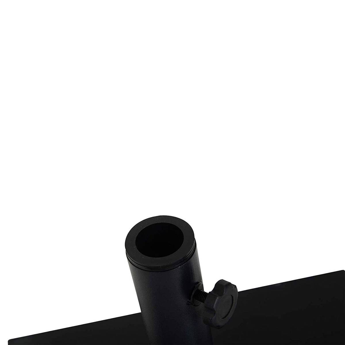 Outsunny Sonnenschirmständer schwarz Metall B/H/L: ca. 40x43x40 cm