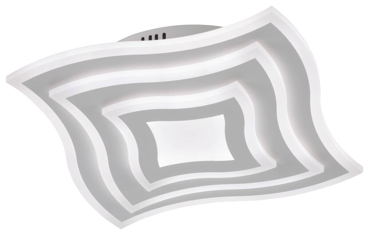 Fischer & Honsel LED-Deckenleuchte 20486 weiß Metall B/H/T: ca. 43x6x43 cm 1 Brennstellen