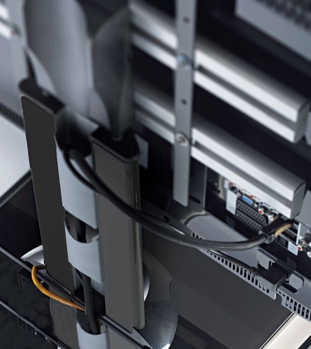 VCM TV-Standfuß TV-Standfuß weiß