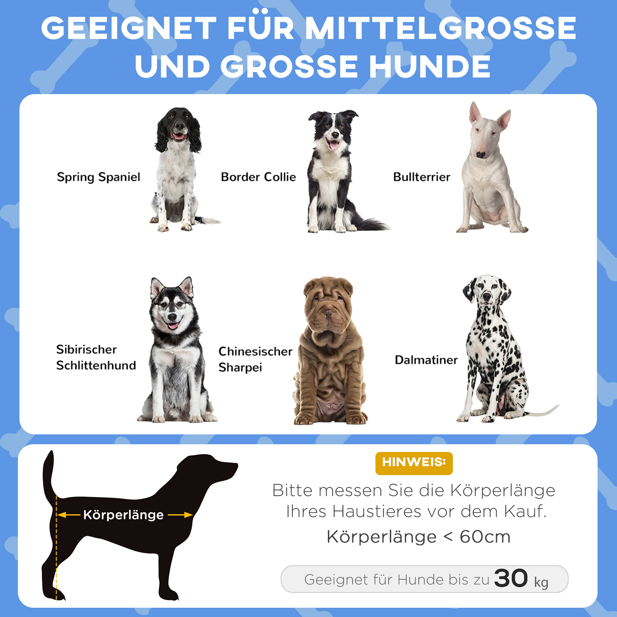 PawHut Erhöhtes Hundebett