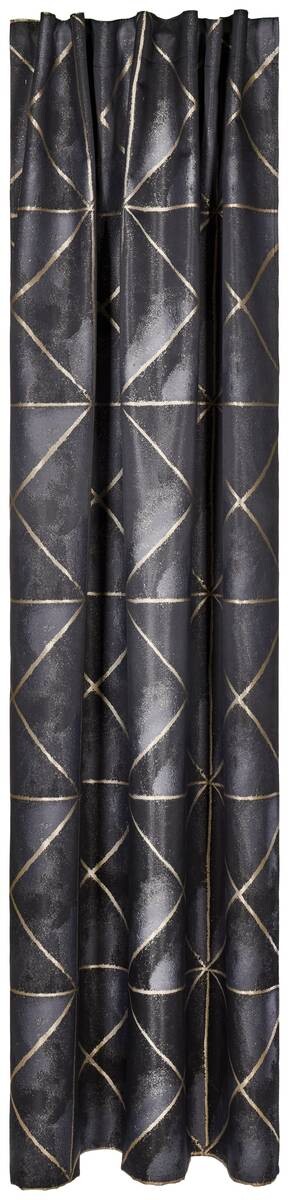 Kombivorhang Valeria schwarz B/L: ca. 140x245 cm