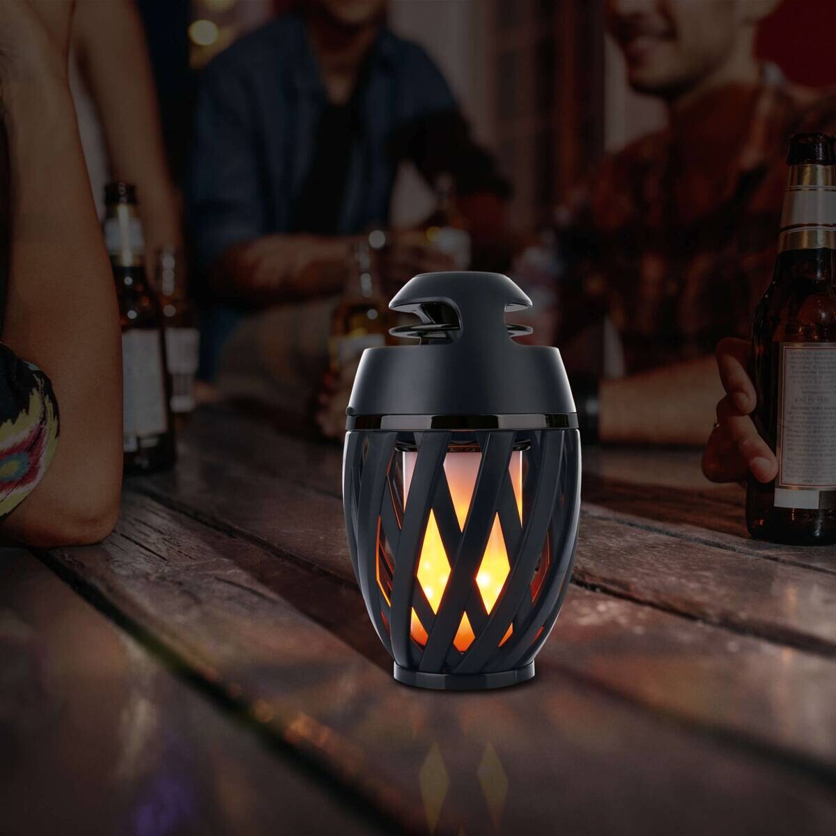 Näve Leuchten Tischleuchte 5243822 schwarz Kunststoff H/D: ca. 16,5x10 cm null 48 Brennstellen