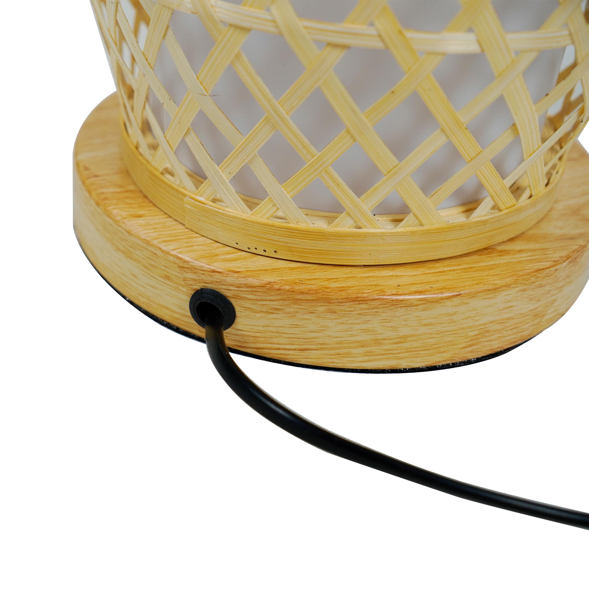 POCOline Bambus-Tischleuchte Amaya Bambus H/D: ca. 40x20 cm E27 1 Brennstellen