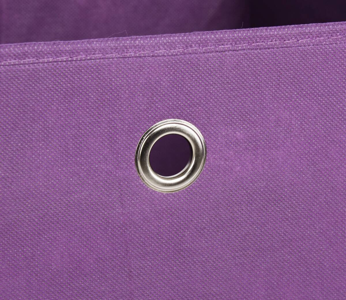 Stoffbox lila B/H/T: ca. 32x32x32 cm