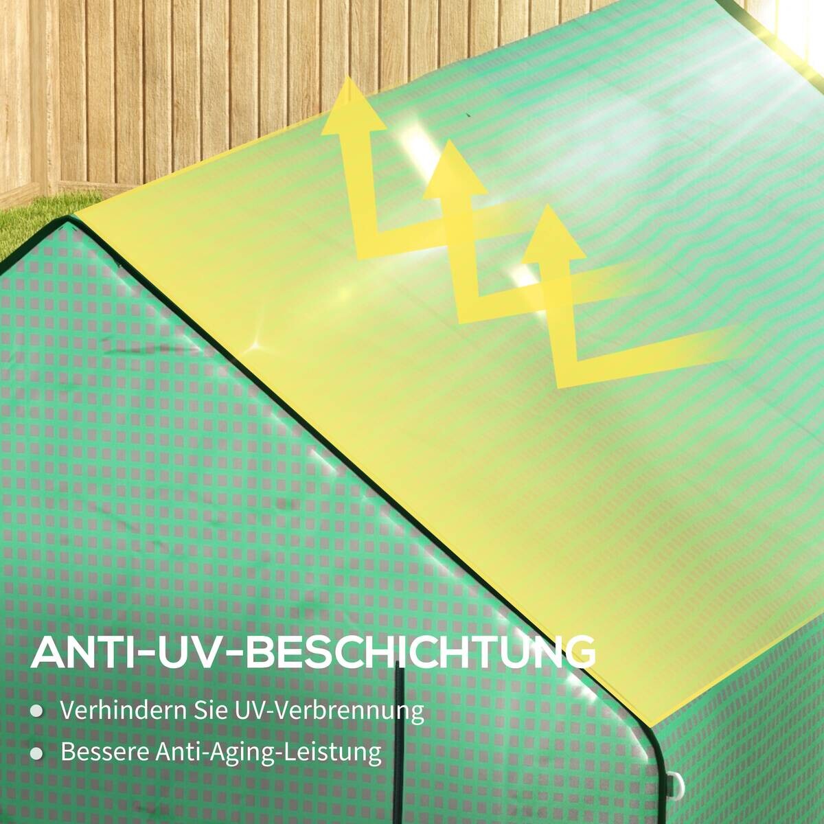 Outsunny Garten-Zubehör grün B/H/L: ca. 213x140x190 cm