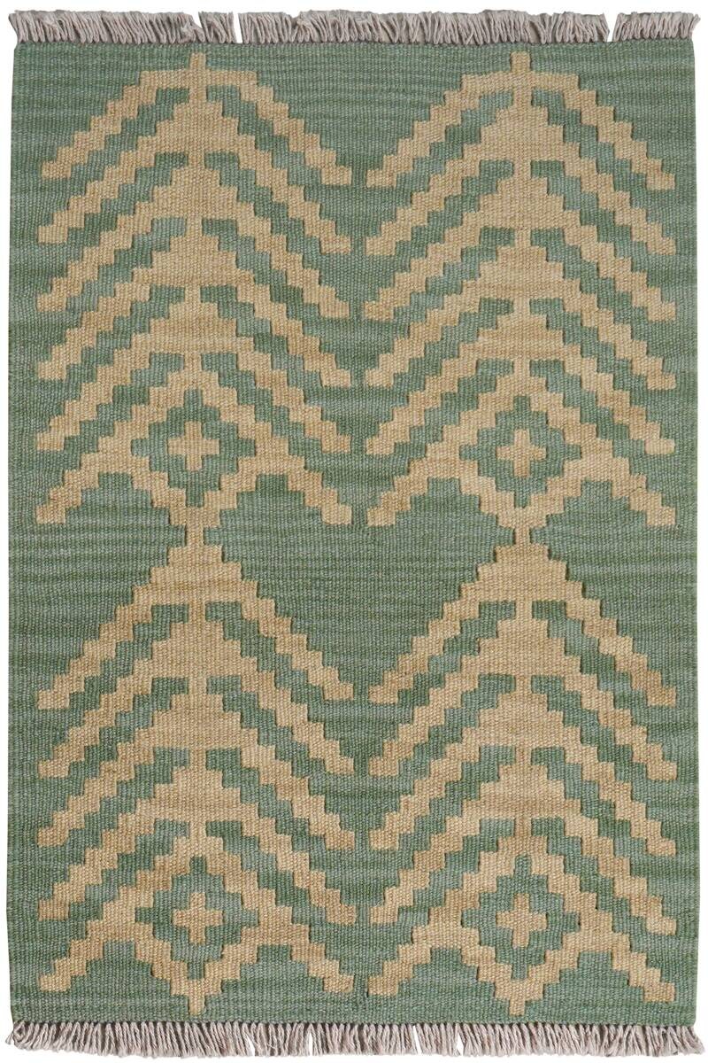 PersaTepp Teppich Kelim Gashgai grün B/H/L: ca. 61x1x88 cm