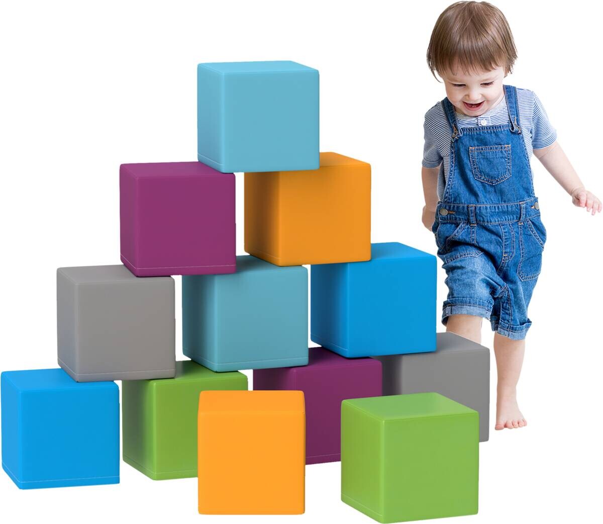 HOMCOM Softbausteine B/H/L: ca. 20x20x20 cm