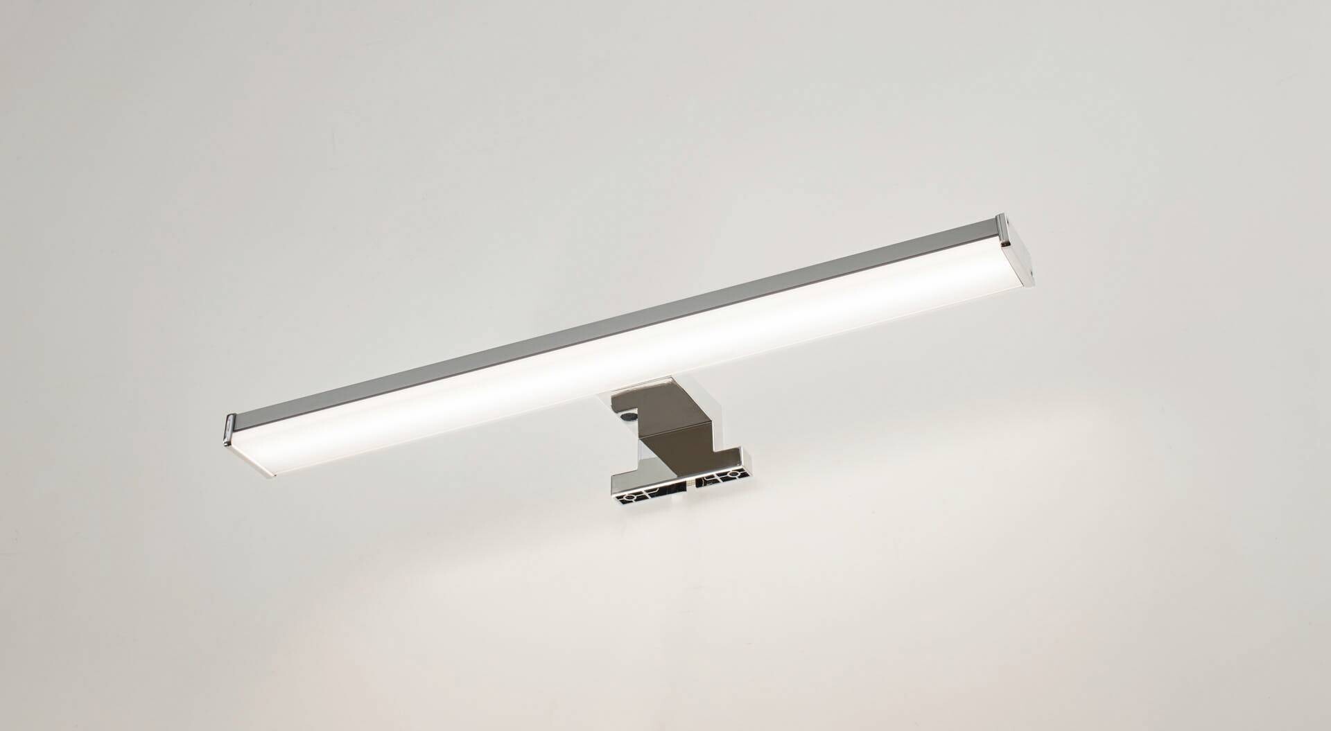 LED-Aufsatzleuchte 519 640 silber Kunststoff B/H/T: ca. 42x10x10 cm