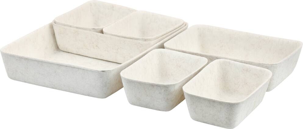 Kesper Schale weiß Polyester B/H/L: ca. 20x5x28,5 cm