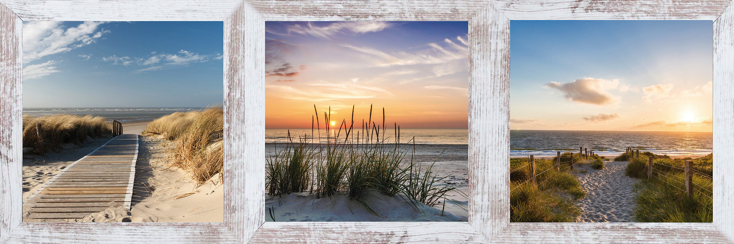 Bönninghoff Gerahmtes Bild Strand B/L: ca. 23x23 cm