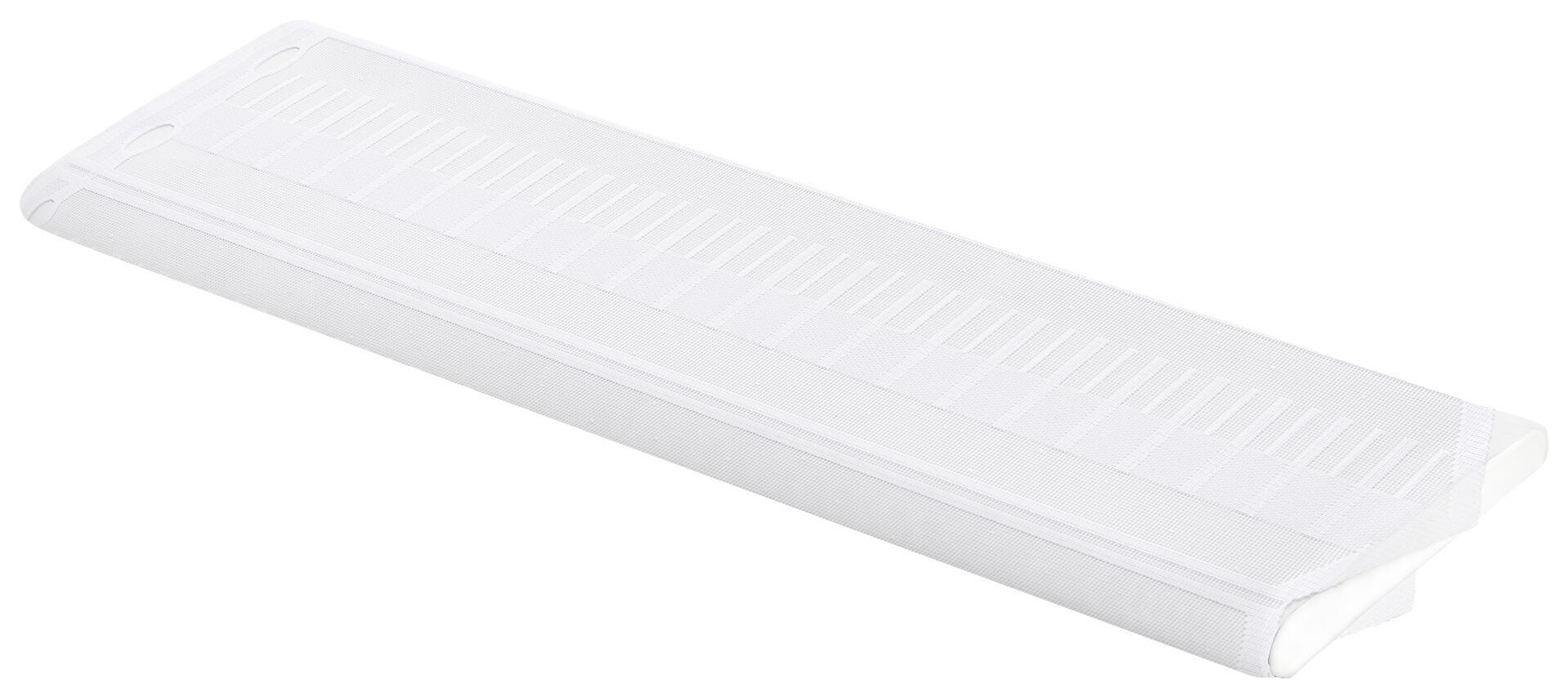 Scheibengardinen-Meterware weiß H: ca. 60 cm