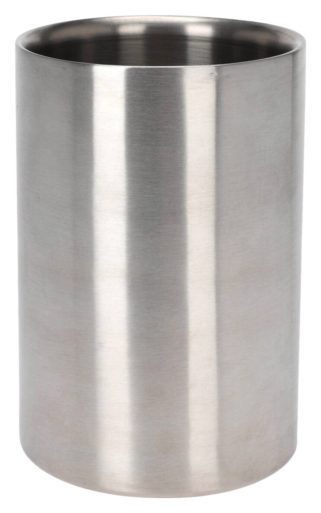 Weinkühler silber Edelstahl H/D: ca. 20x12 cm