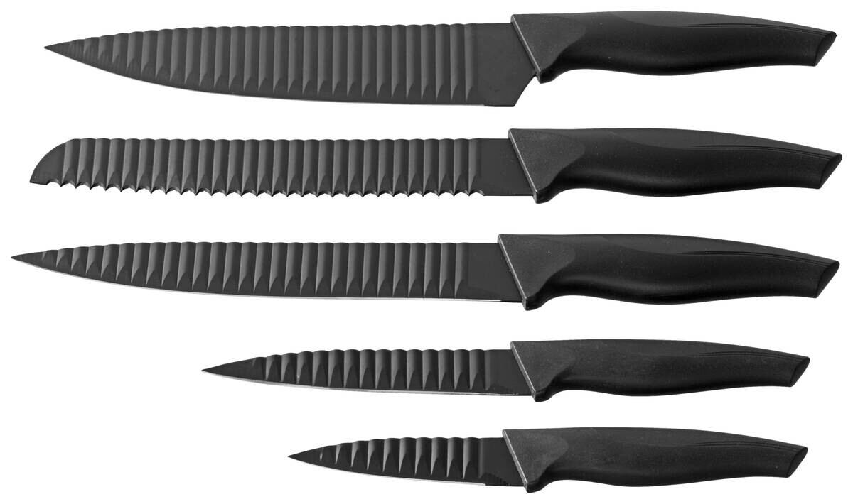 Esmeyer Messerset Orbit schwarz Edelstahl 5 tlg.