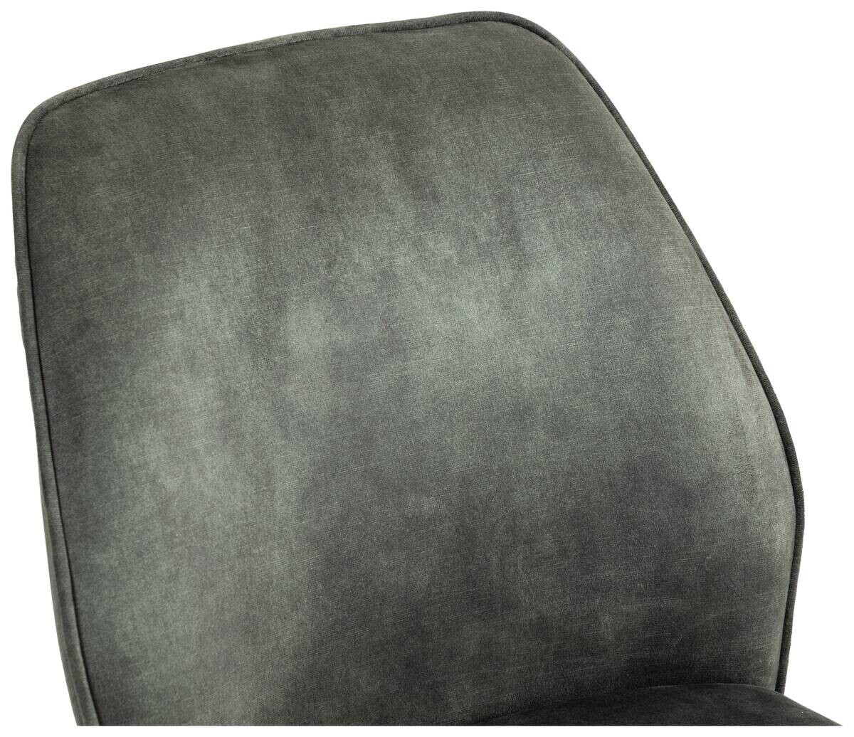 Stuhl Mailand moosgrün Microfaser B/H/T: ca. 53x89x64 cm