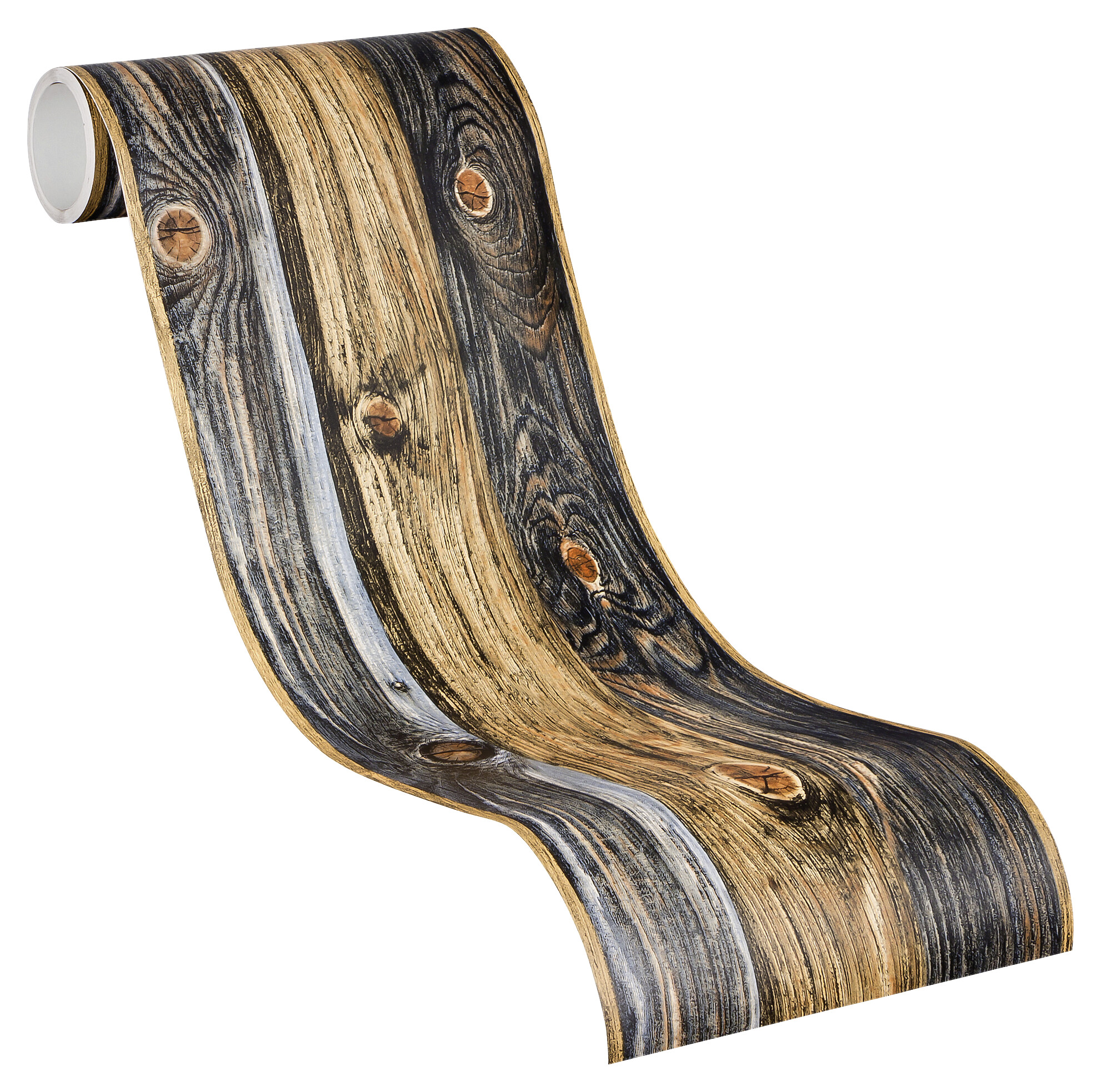 A.S.Creation Bordüre braun beige grau B/H/D: ca. 17x500x5,5 cm