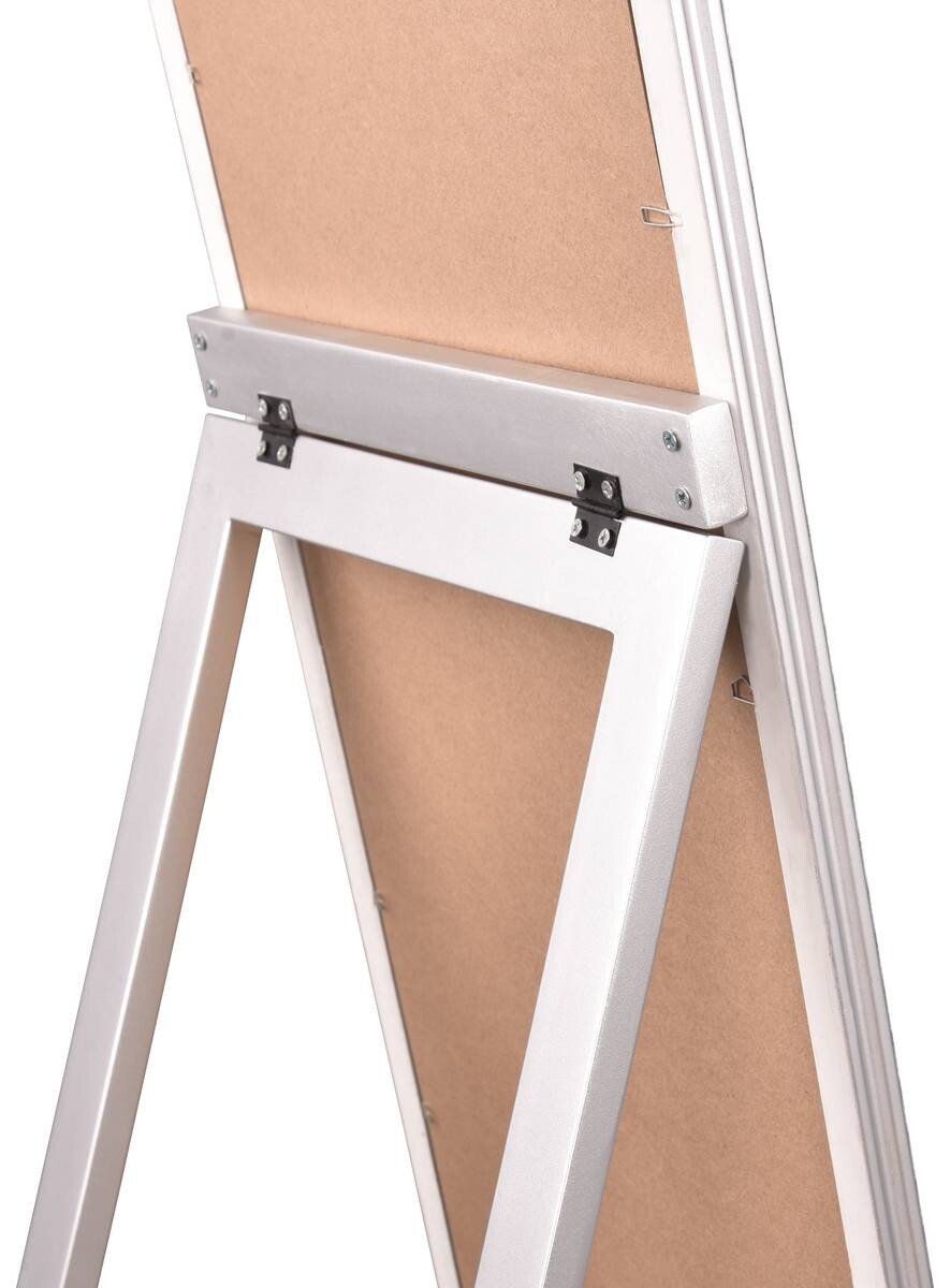 Standspiegel Loreley silber Optik B/H/T: ca. 34x160x4 cm