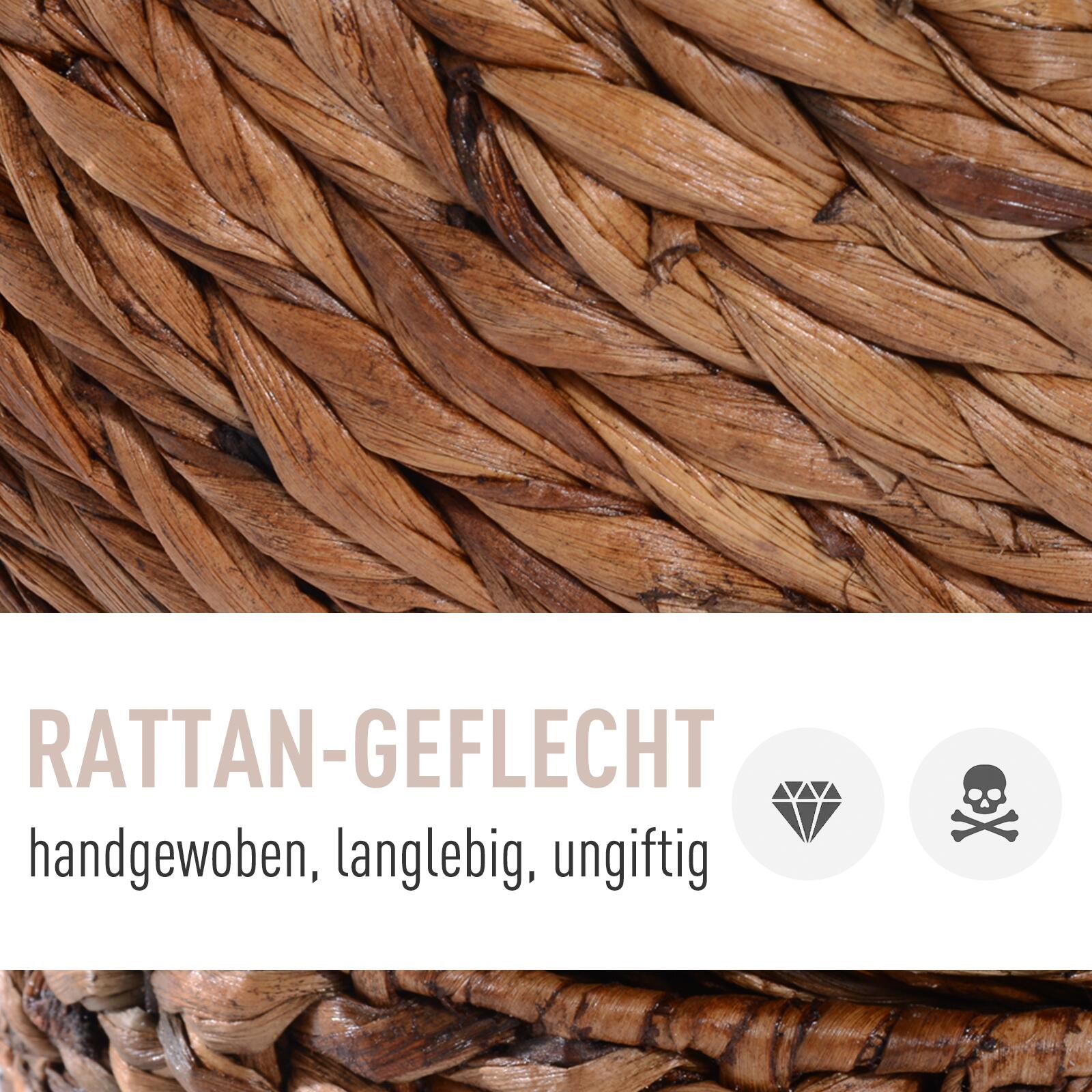 PawHut Katzenkorb braun Metall B/H/L: ca. 33x52x42 cm