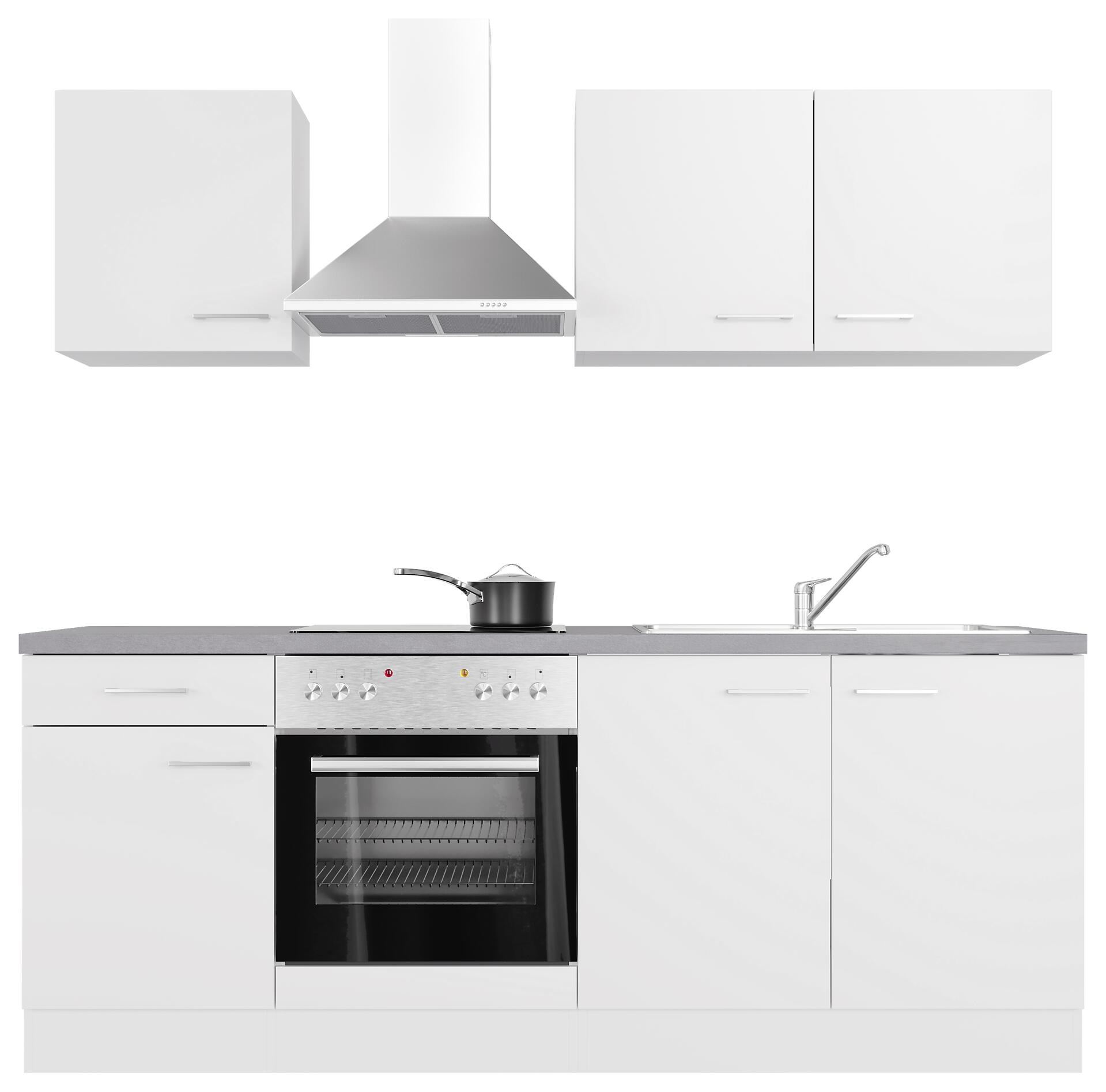 Küchenblock Vita weiß matt B/H/T: ca. 210x200x60 cm