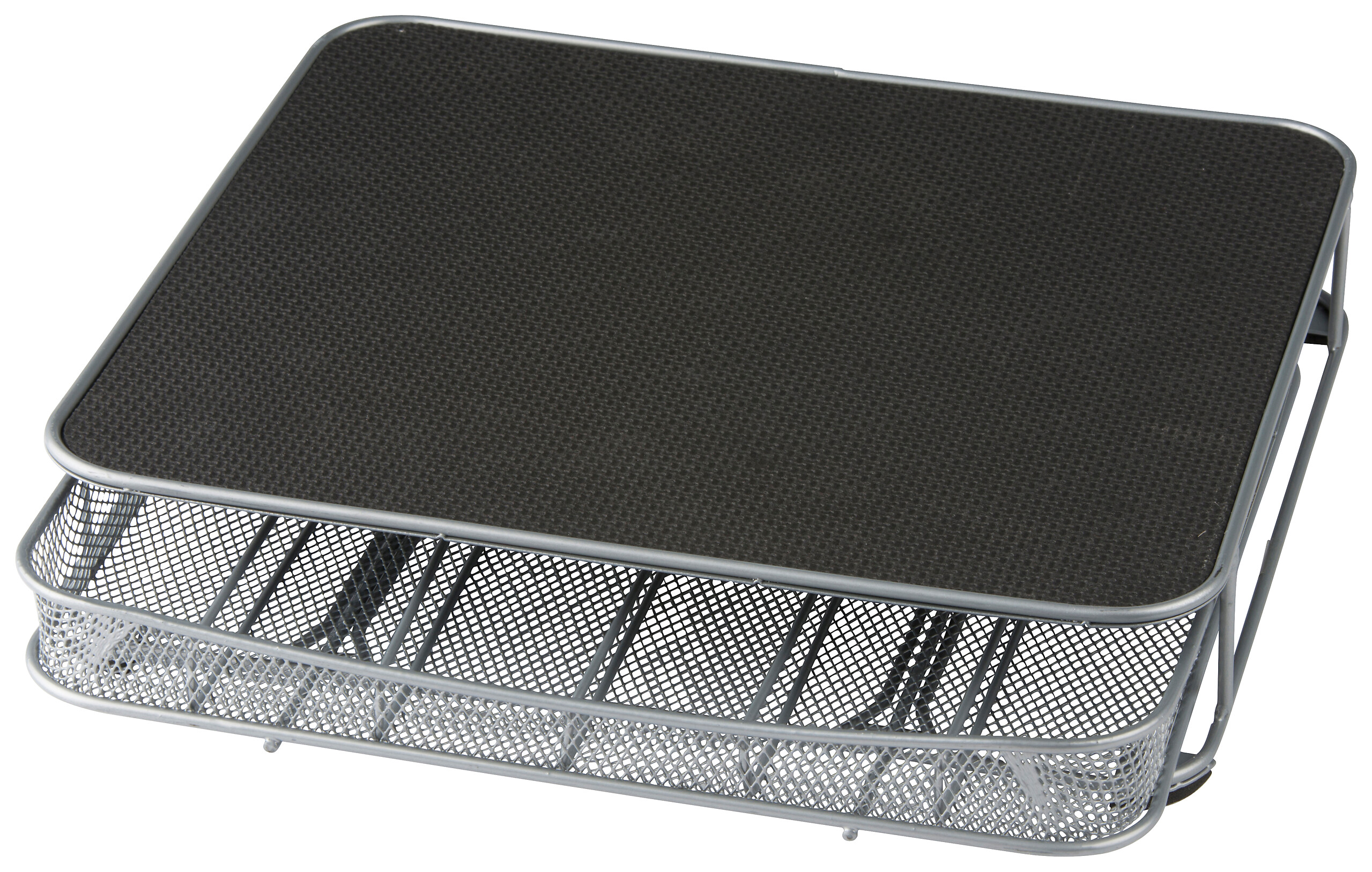 Kapselhalter schwarz Metall B/H/L: ca. 6x31,5x29 cm