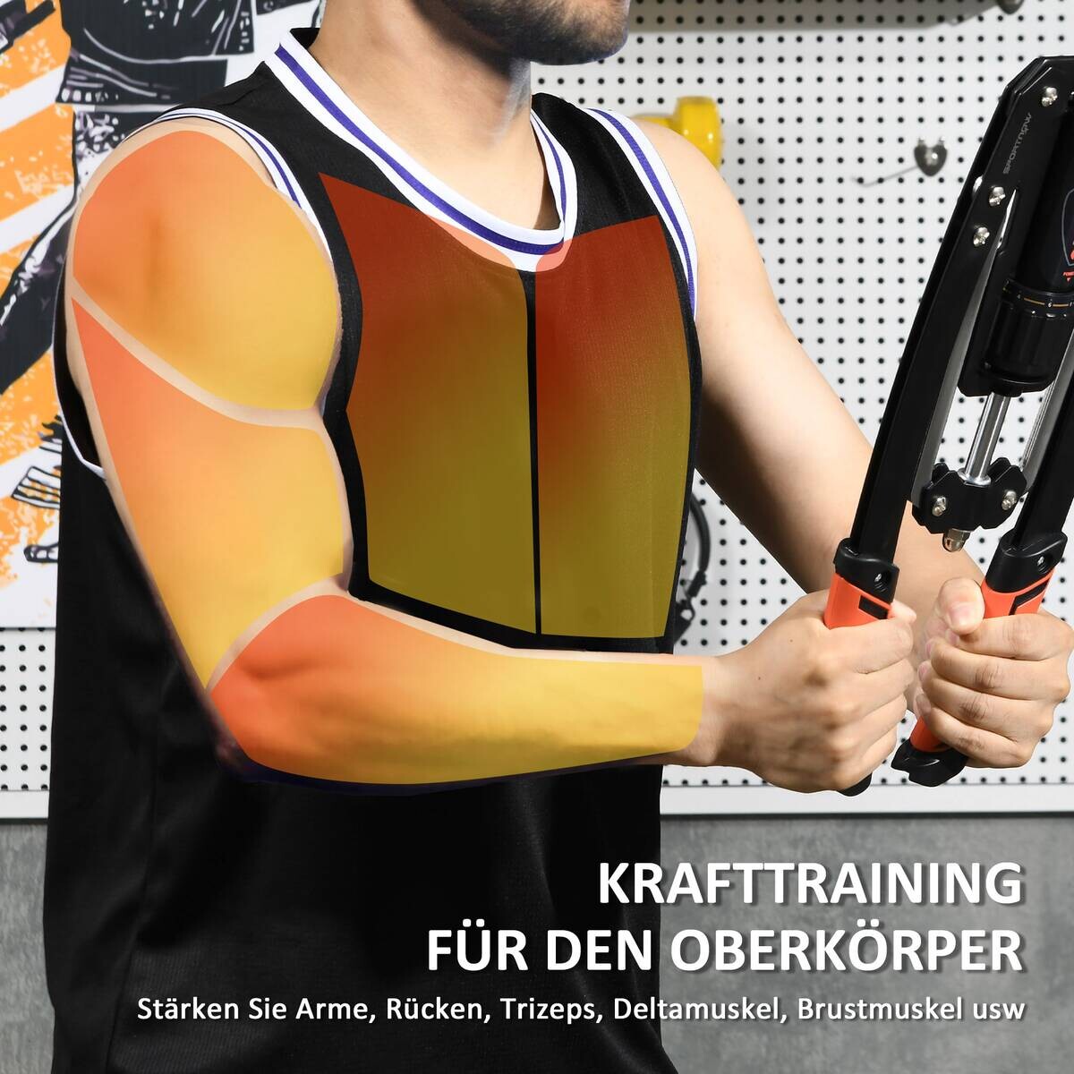 SPORTNOW Armtrainer Power Twister schwarz Kunststoff B/H/L: ca. 16x5x43 cm