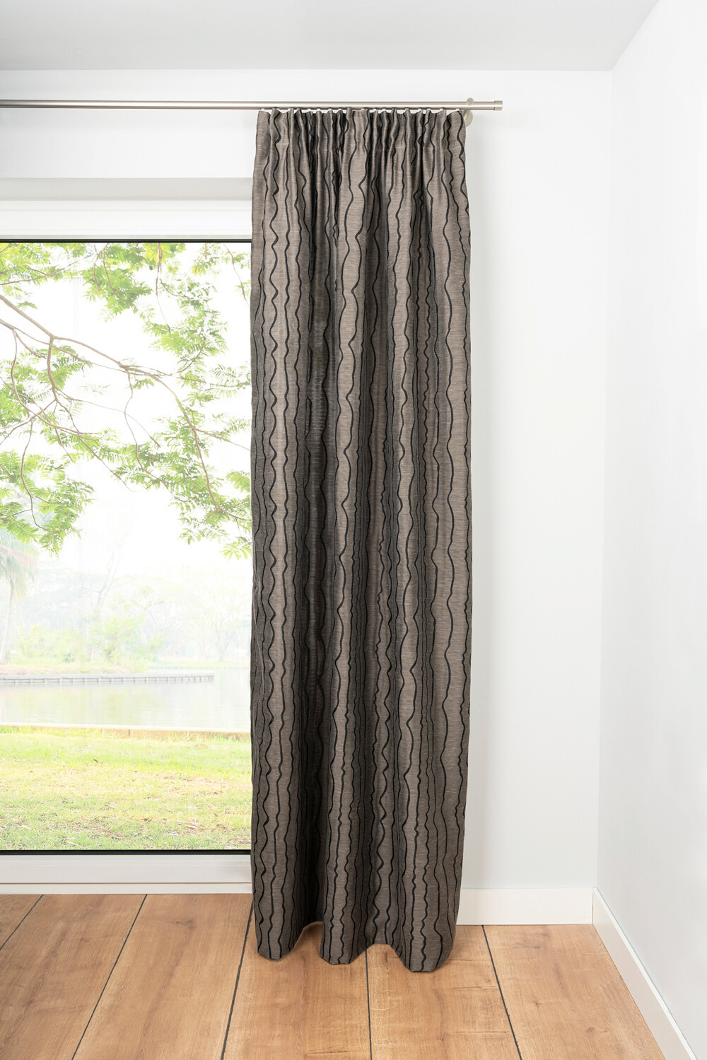 Kombivorhang STREAM taupe B/L: ca. 135x245 cm