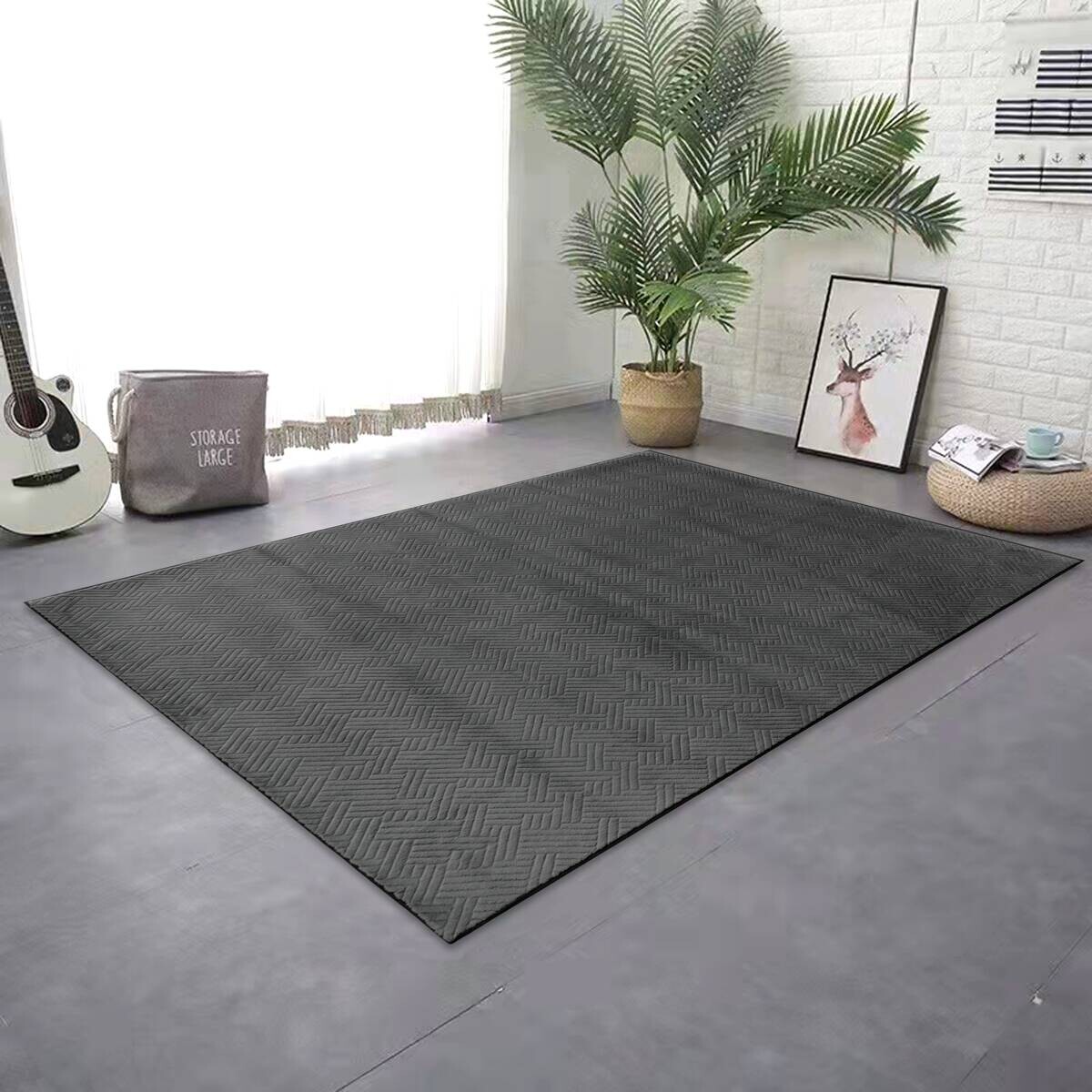 Fellimitat Monaco stone B/L: ca. 120x160 cm