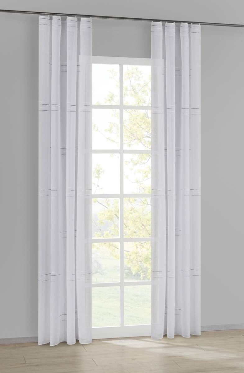 POCOline Kombivorhang Beren schwarz B/L: ca. 140x245 cm