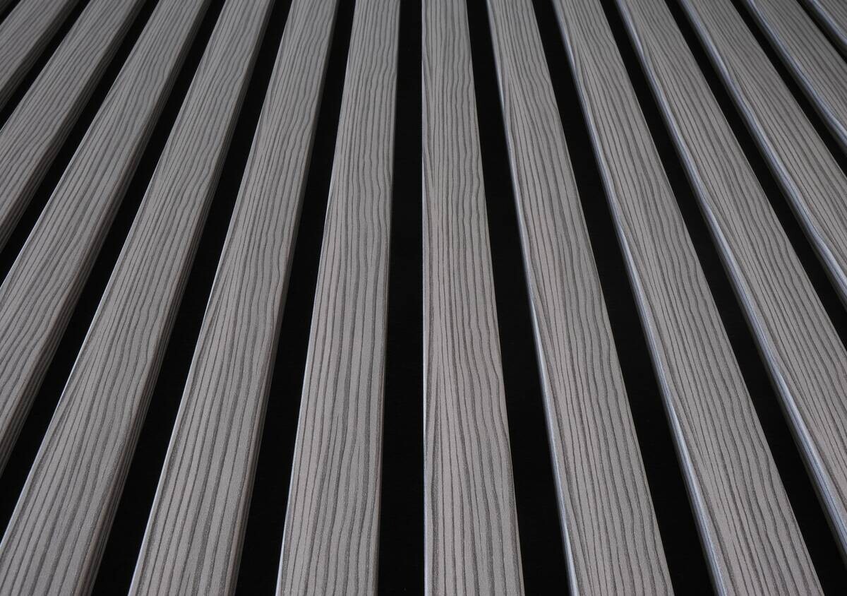 Akustikpaneel grau L/B/H: ca. 1,9x56,1x240 cm pro Stück