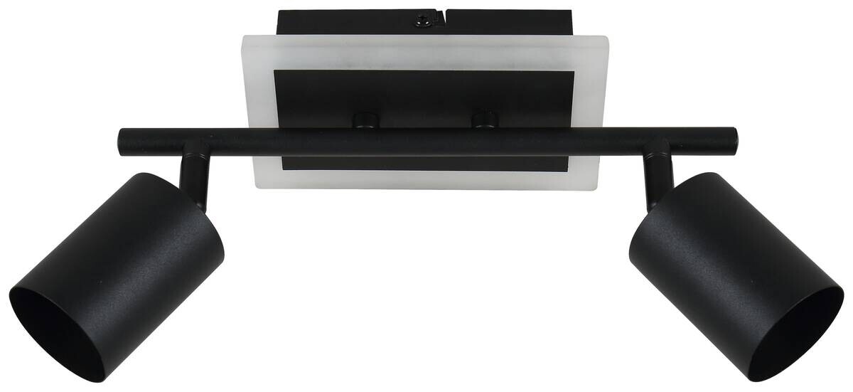 POCOline Spot Akshan schwarz Metall B/H: ca. 39x10 cm 2 Brennstellen