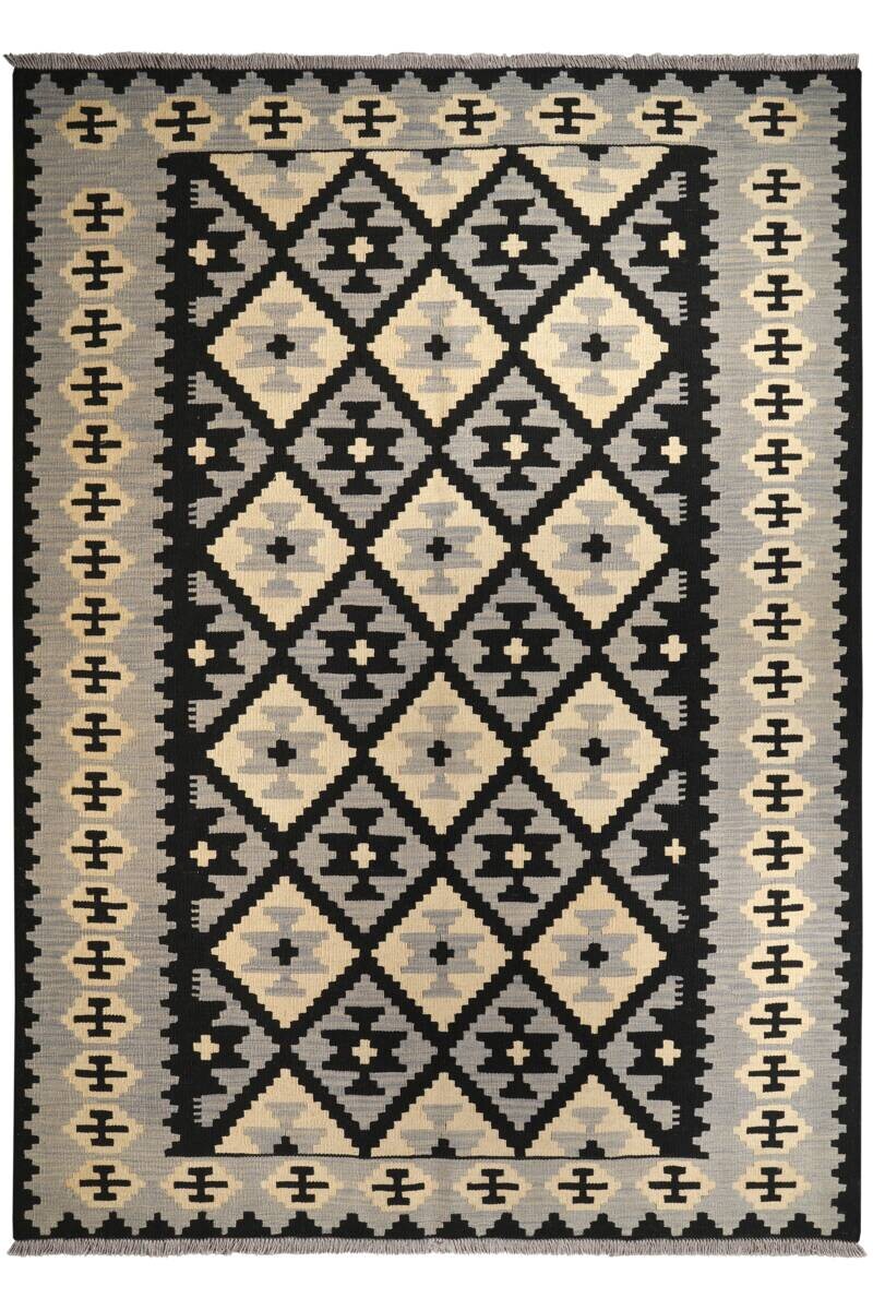 PersaTepp Teppich Kelim Gashgai grau B/H/L: ca. 173x1x240 cm