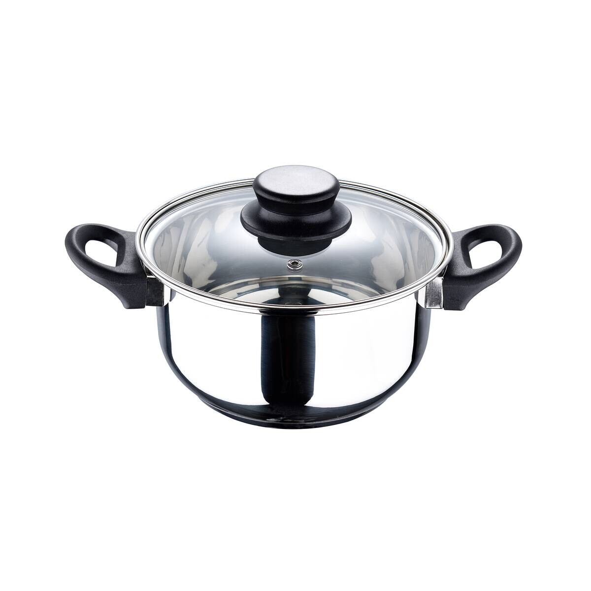 SAN IGNACIO Topfset PALMA silber Edelstahl 5 tlg.