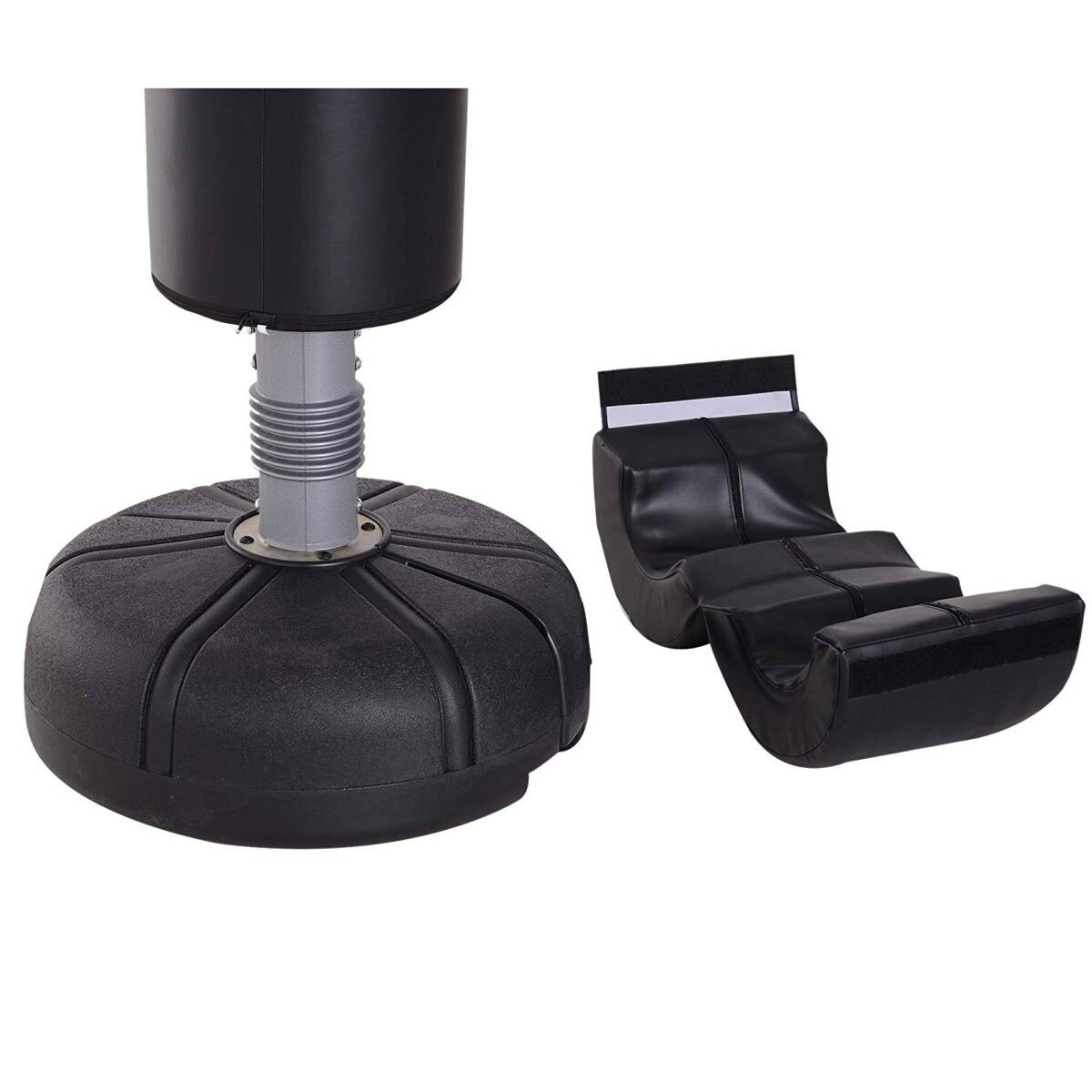 HOMCOM Standboxsack schwarz Kunststoff H/D: ca. 176x70 cm