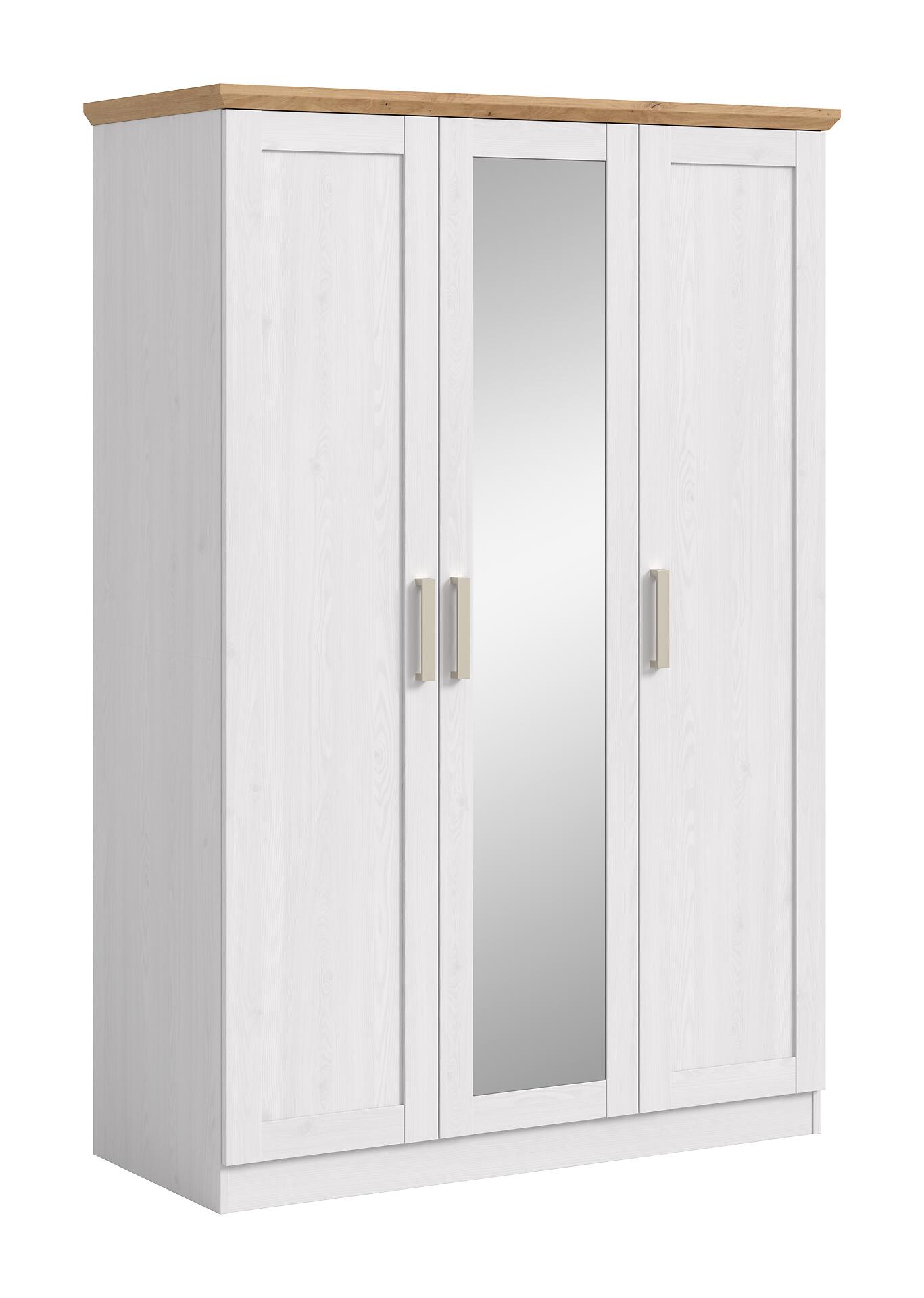 Kleiderschrank FLORENZ Sibiu Lärche Nachbildung Eiche Artisan Nachbildung B/H/T: ca. 124x184x54 cm