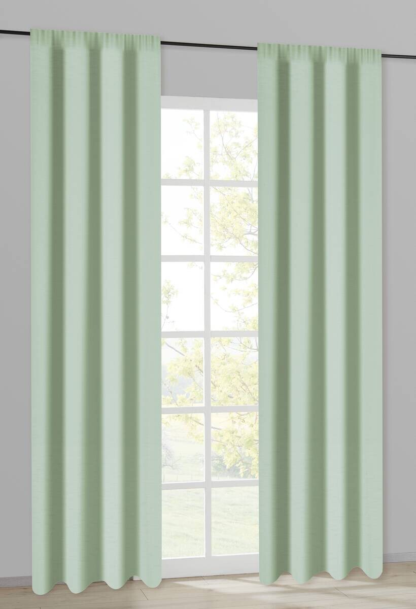Kombivorhang Jule salbei B/L: ca. 140x245 cm