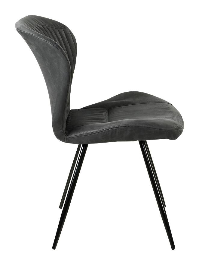 Stuhl anthrazit Vintage B/H/T: ca. 54x86x64 cm