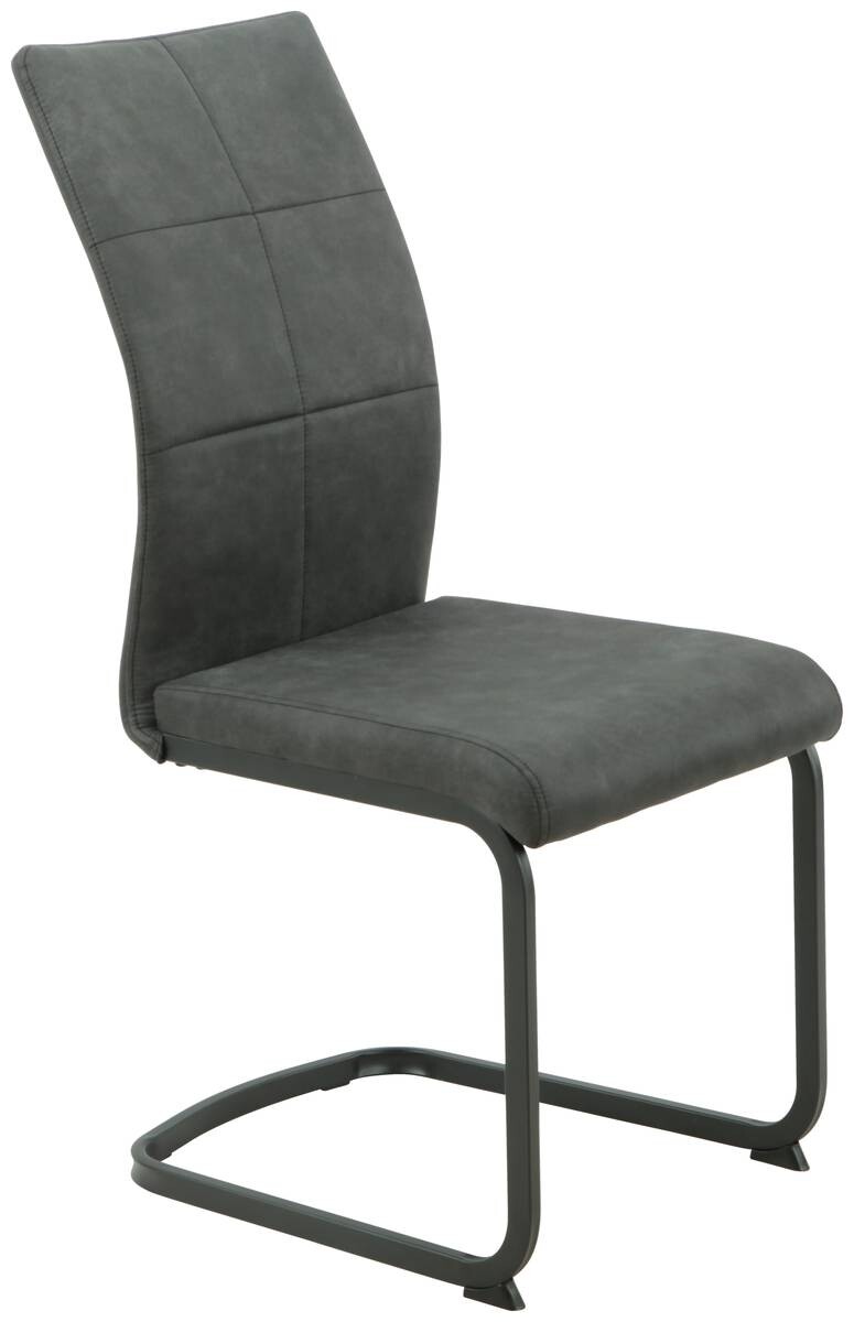 Schwingstuhl Melanie anthrazit Microfaser B/H/T: ca. 43x98x60 cm