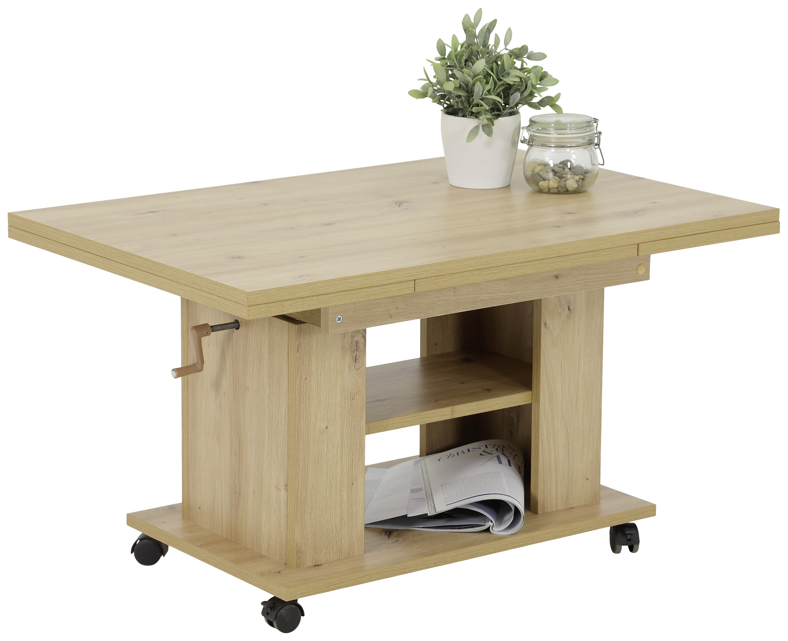 Hela Couchtisch JAKOB Eiche Artisan Holzwerkstoff B/H/T: ca. 90x51x60 cm