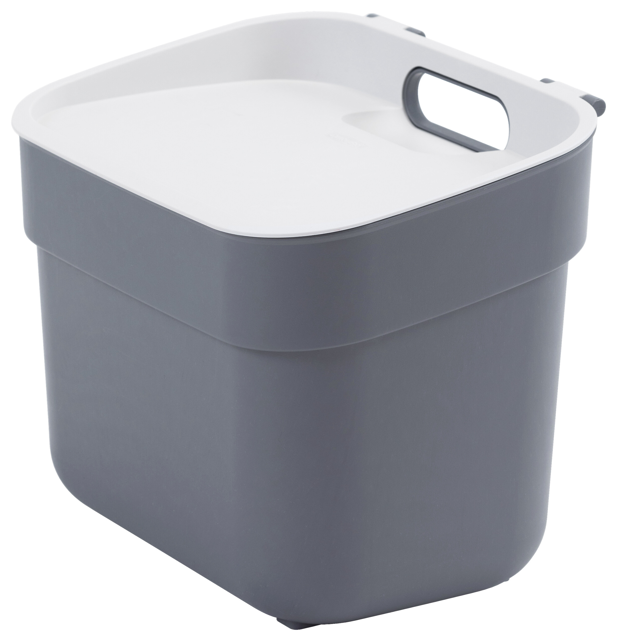 Curver Abfalleimer dunkelgrau B/H/L: ca. 18,6x20,3x25 cm Curver Abfalleimer dunkelgrau B/H/L: ca. 18,6x20,3x25 cm