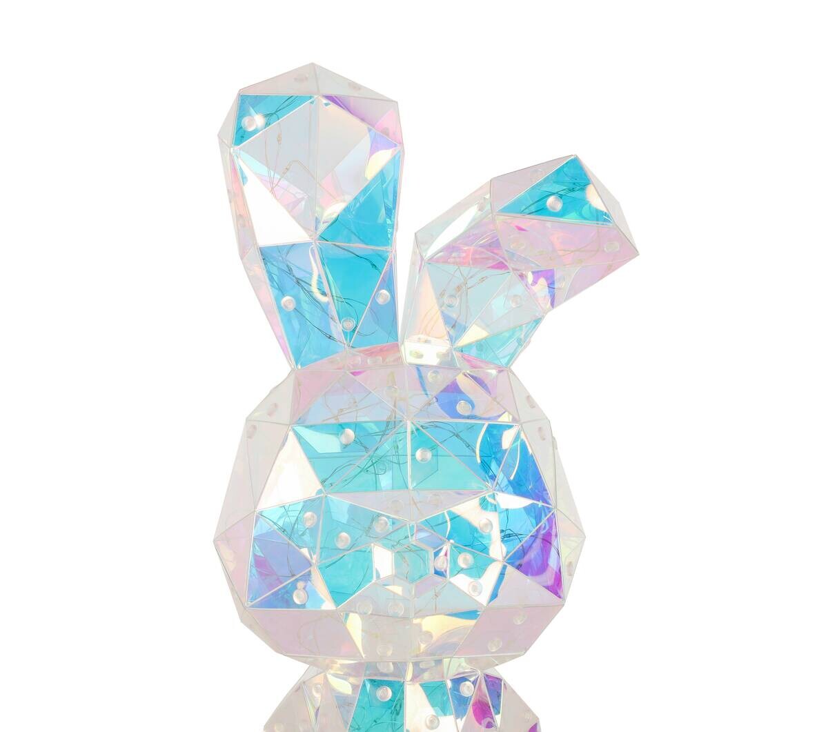 Nolo LED-Dekoleuchte Hase transparent