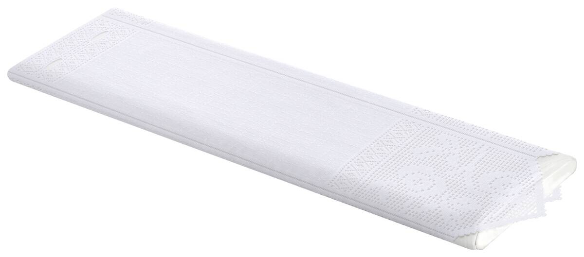 Scheibengardinen-Meterware weiß H: ca. 60 cm