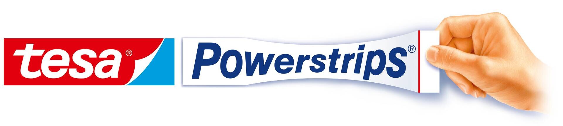 Powerstrips weiß Kunststoff B/H: ca. 25x3 cm