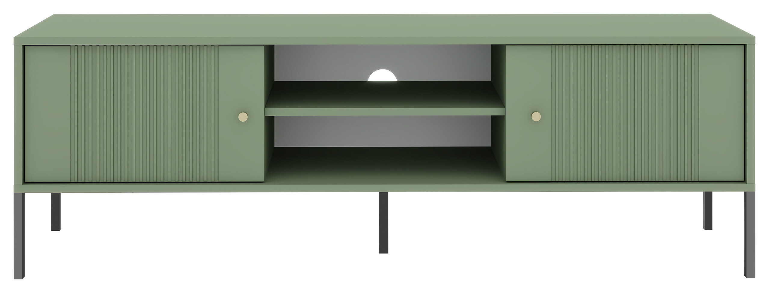 TV-Lowboard ISEO grün B/H/T: ca. 154,5x50,5x39 cm TV-Lowboard ISEO grün B/H/T: ca. 154,5x50,5x39 cm