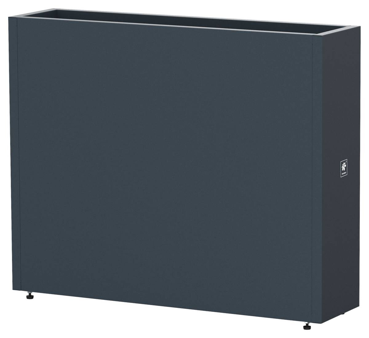 Herstera Garden Pflanzkasten schwarz Metall B/H/L: ca. 25x80x100 cm