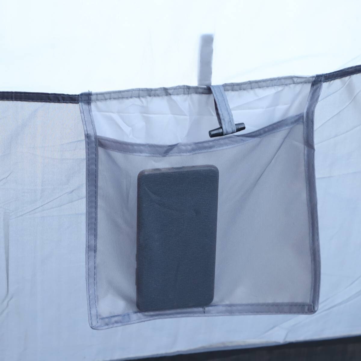 Outsunny Tunnelzelt hellblau Stahl B/H/L: ca. 230x180x455 cm