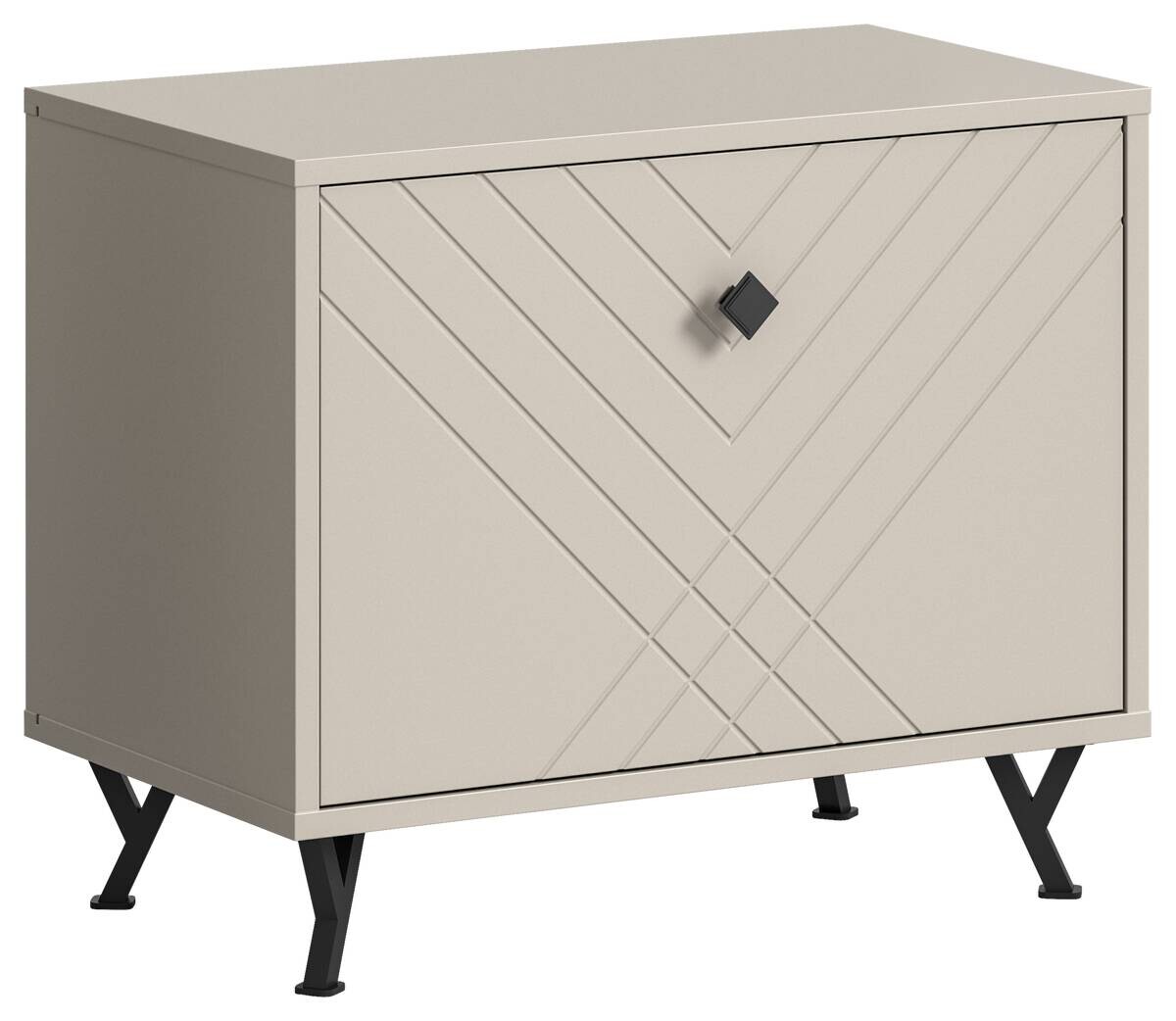 Sitzbank NOTES sandbeige sandbeige matt B/H/T: ca. 60x50x35 cm