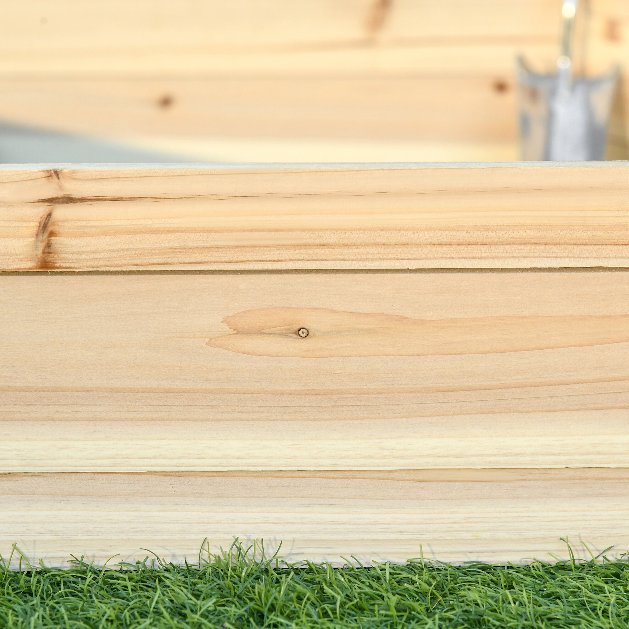 Outsunny Hochbeet Holz B/H/L: ca. 92x16x100 cm